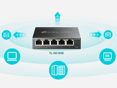 Puertos Gigabit para máxima velocidad