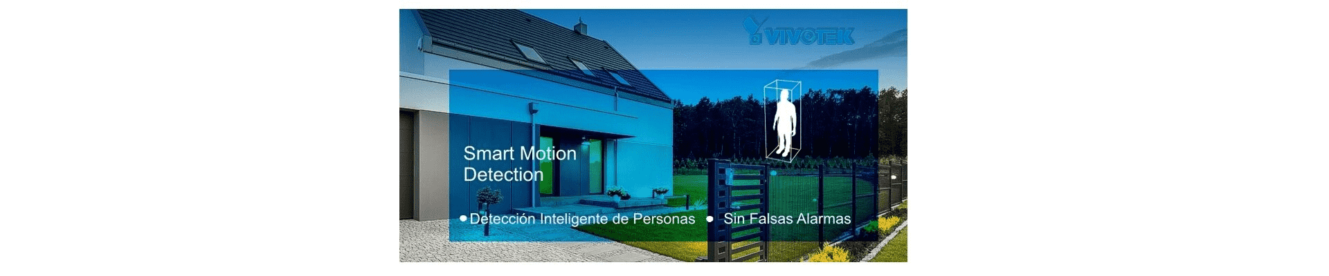 La detección de movimiento inteligente de VIVOTEK permite el reconocimiento instantáneo del movimiento de las personas.