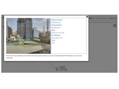 Transmisión de video en vivo.