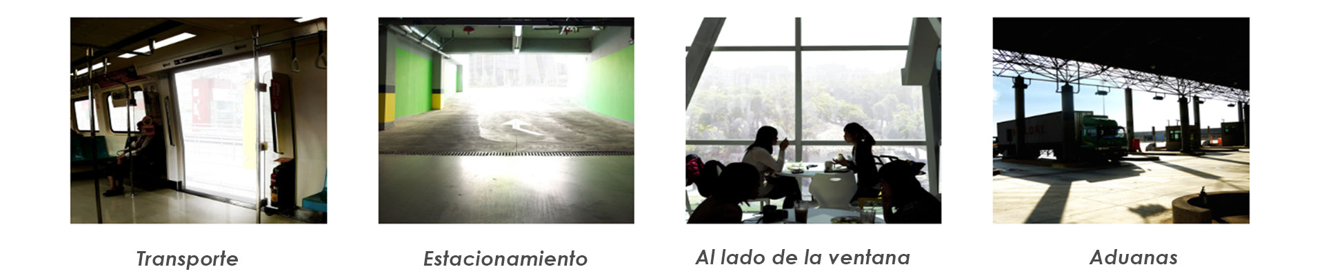 beneficiese de la tecnología WDR en algunos de los siguientes casos