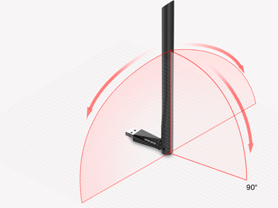 Antena multidireccional ajustable
